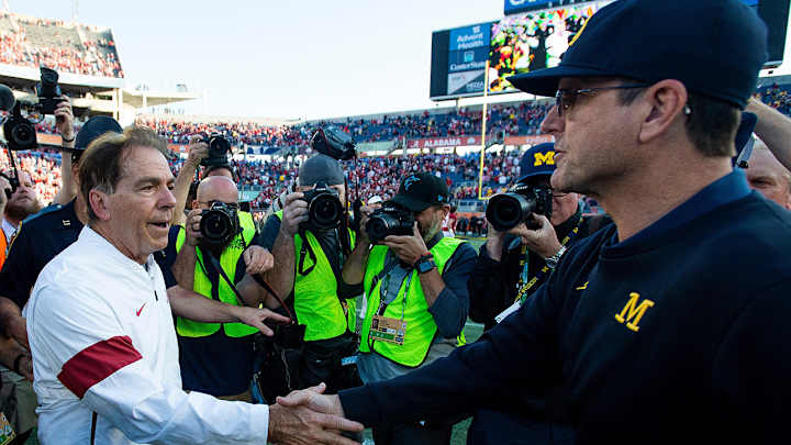 Nick Saban Says Alabama Isn’t Worried About Michigan Stealing Signs