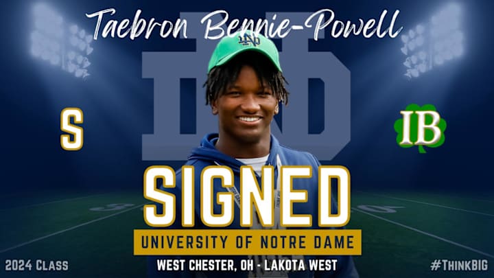 Notre Dame Signs Taebron Bennie-Powell