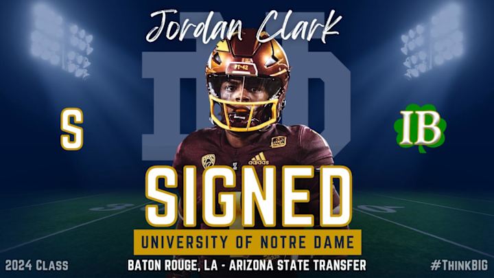 Notre Dame Signs Transfer Safety Jordan Clark Notre Dame Signs Transfer Safety Jordan Clark