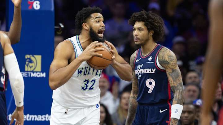 Timberwolves Superstar Supports Eagles Before Facing 76ers