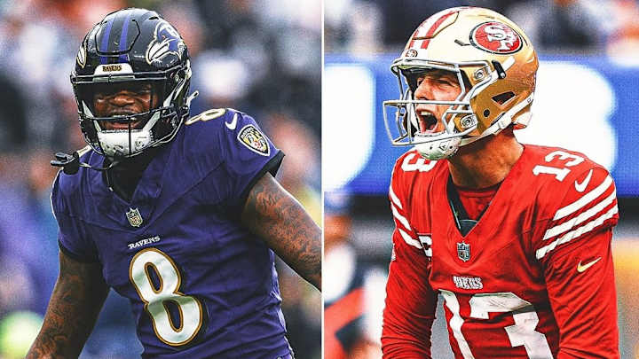 Bold Prediction: Ravens QB Lamar Jackson to Overtake 49ers Brock Purdy in MVP Race Bold Prediction: Ravens QB Lamar Jackson to Overtake 49ers Brock Purdy in MVP Race