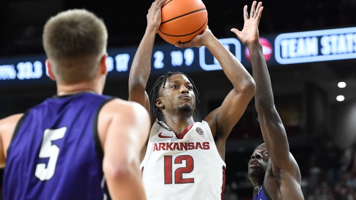 Razorbacks Use Big Second Half to Avert Upsetting Holiday