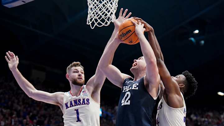Second-Half Surge Leads Kansas Past Yale 75-60
