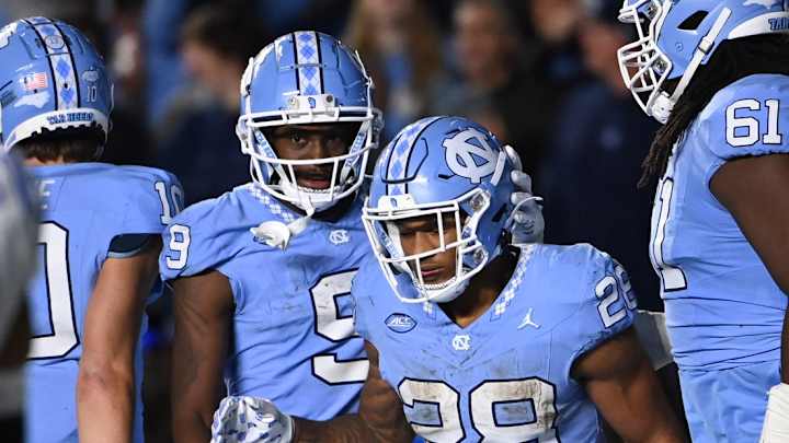 North Carolina Depth Chart vs. West Virginia