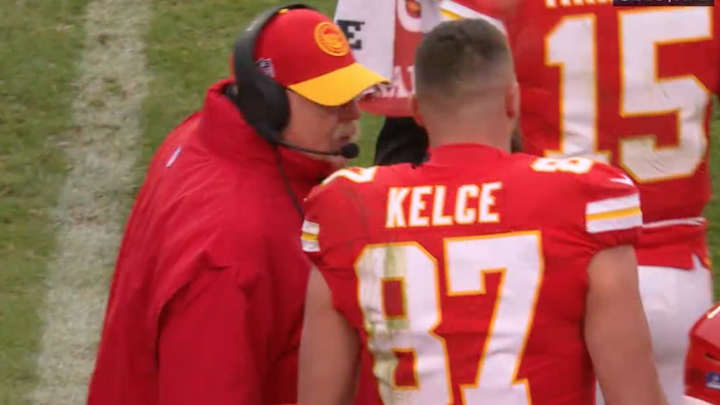 A Furious Travis Kelce Spiked His Helmet So Hard During Sideline Meltdown vs. Raiders