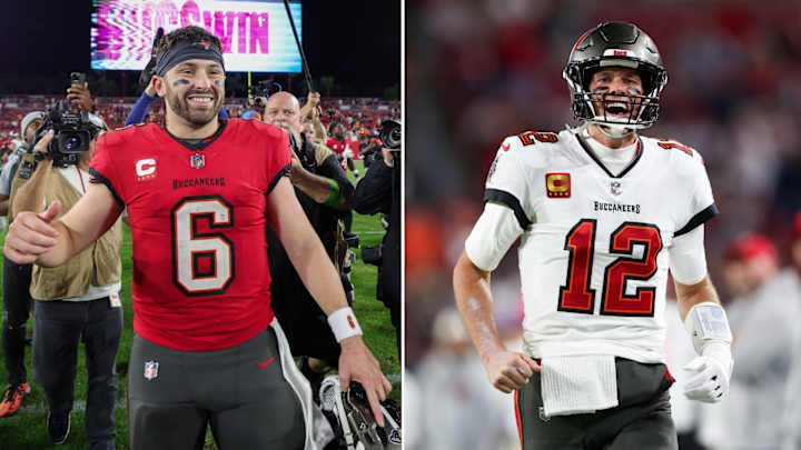 Buccaneers' Locker Room Compares Baker Mayfield to Tom Brady: "They Love This Guy" Buccaneers' Locker Room Compares Baker Mayfield to Tom Brady: "They Love This Guy"