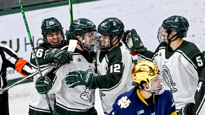 Short-handed Michigan State preps for Great Lakes Invitational title run