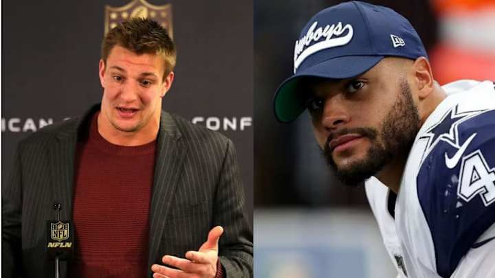 Cowboys 'Incapable' Of Playoff Road Wins, Says Gronk: 'No One Believes In Them!' Cowboys 'Incapable' Of Playoff Road Wins, Says Gronk: 'No One Believes In Them!'