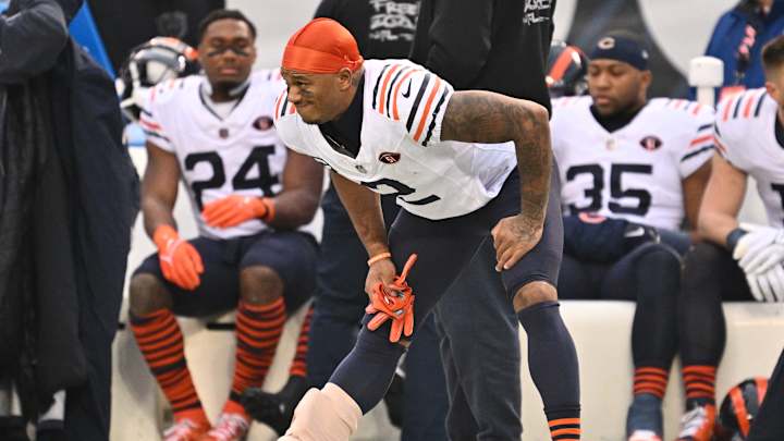 DJ Moore Sort of Entirely Healthy