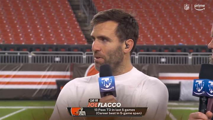 Joe Flacco Explained Nearly Falling Asleep on Browns’ Sideline With Perfect One-Liner Joe Flacco Explained Nearly Falling Asleep on Browns’ Sideline With Perfect One-Liner