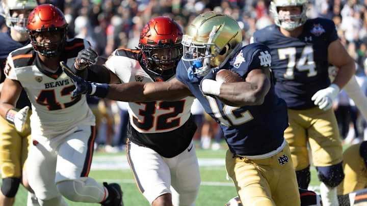 Notre Dame Dominates Oregon State To Earn Sun Bowl Victory Notre Dame Dominates Oregon State To Earn Sun Bowl Victory