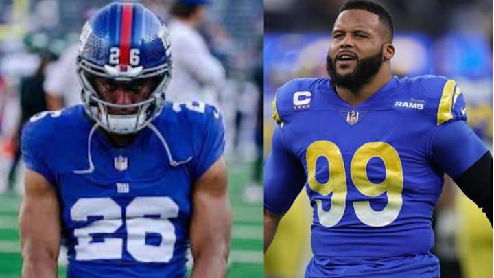 'Don't Poke the Bear!' Giants' Saquon Reveals Scouting Report on 'Alien' Rams DT Aaron Donald
