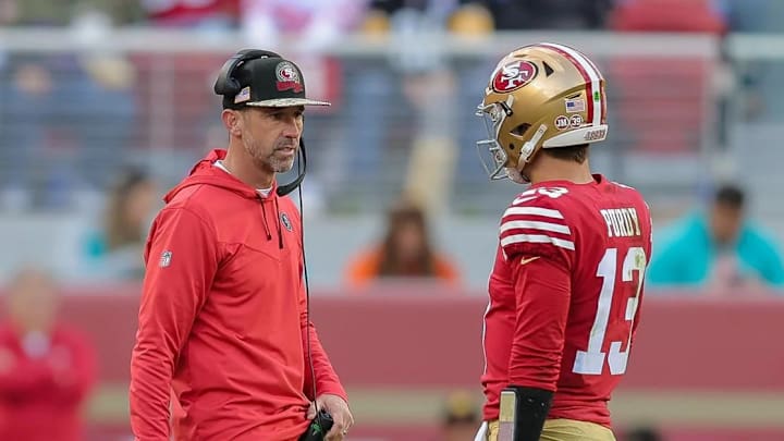 49ers Coach Kyle Shanahan 'Exhausted' by Questions About Brock Purdy's 4 INTs vs. Ravens