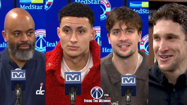 Wizards vs Nets Postgame Quotes From Wes Unseld Jr., Kyle Kuzma, Deni Avdija & Mike Muscala