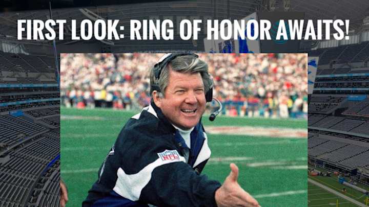 FIRST LOOK Inside AT&T Stadium: Ring of Honor Awaits Jimmy Johnson Before Dallas Cowboys Game