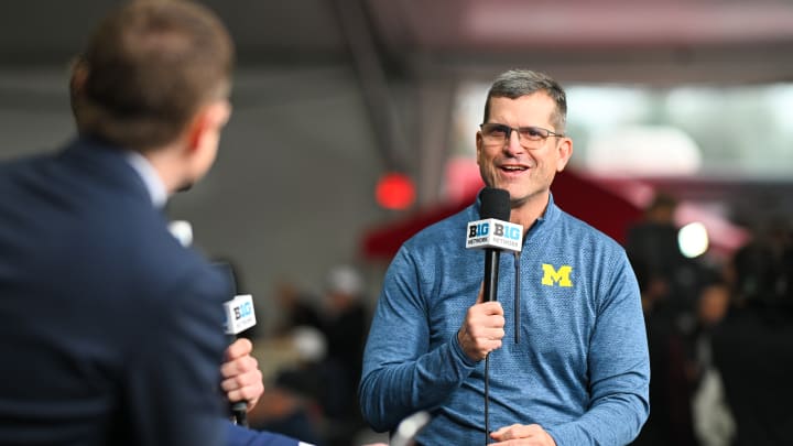 Everything Michigan Coach Jim Harbaugh Said at Rose Bowl Media Day