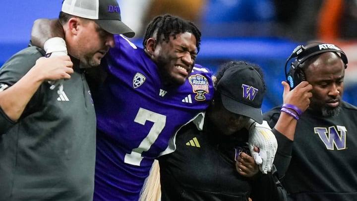 Washington RB Dillon Johnson Injured in Final Minute of Sugar Bowl vs. Texas
