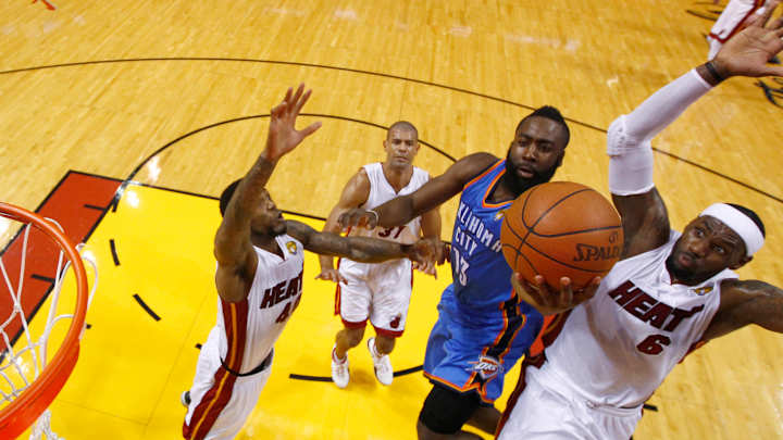 Kendrick Perkins Uses 2012 Miami Heat Finals Team To Clap Back At James Harden