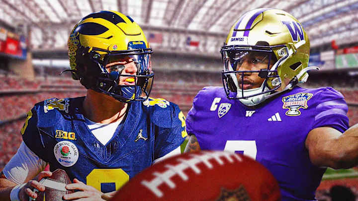 Potential Falcons QBs Michael Penix Jr. & J.J. McCarthy Dueling For College Football Championship