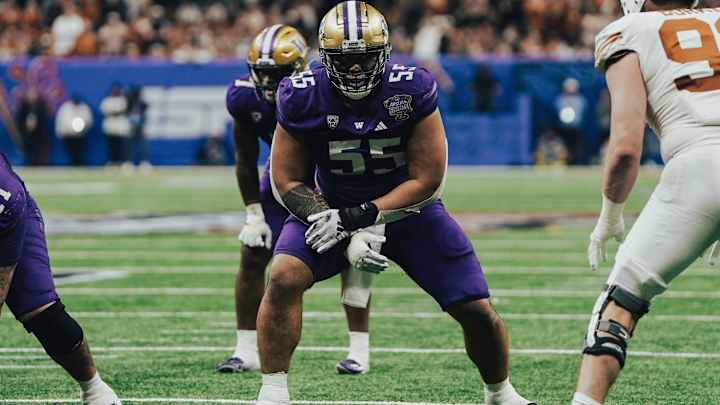 No Surprise, Huskies' Fautanu Chooses to Enter NFL Draft
