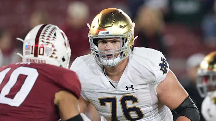Is Notre Dame Left Tackle Joe Alt in the Cards for the Titans at No. 7 in the NFL Draft?