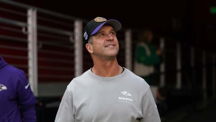 John Harbaugh Dropped Perfect Sign-Stealing Quip After Weather Cancels Flights for Scouts