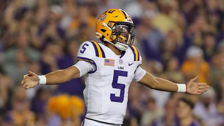 LSU QB Jayden Daniels Goes 11th to Vikings in The Athletic's Mock Draft LSU QB Jayden Daniels Goes 11th to Vikings in The Athletic's Mock Draft