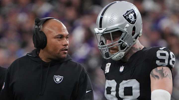 Maxx Crosby Likely to Ask for Trade if Raiders Don’t Promote Antonio Pierce, per Report