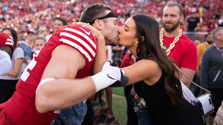 Kyle Juszczyk Had Sweetest Response to Wife Kristin Gaining Sudden Fame for Taylor Swift Jacket