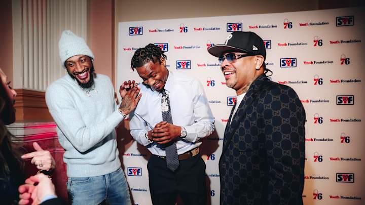 Allen Iverson Joins 76ers for Youth Foundation Gala