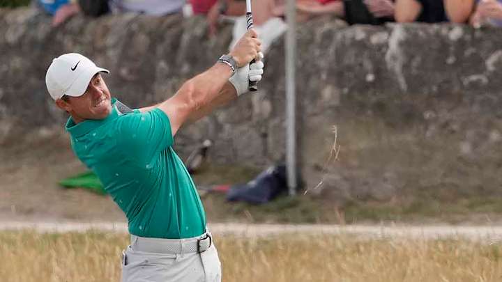 Rory McIlroy Thrills With Eagle From Bunker on Saturday at the British Open