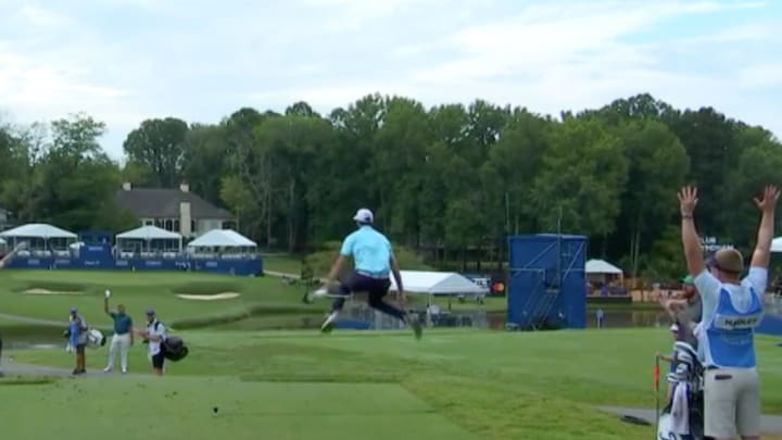 Watch Chesson Hadley Celebrate His First Pro Ace Like a Boss Watch Chesson Hadley Celebrate His First Pro Ace Like a Boss