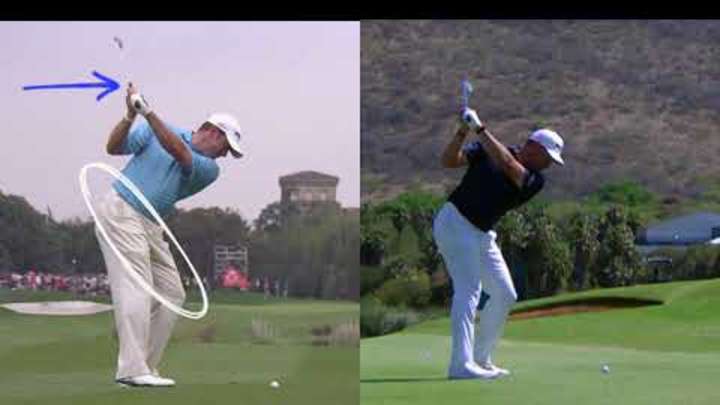Lee Westwood Then & Now golf swing