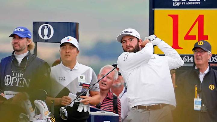 Cameron Young Breaks Out Fast On a Slow Day at the 150th British Open Cameron Young Breaks Out Fast On a Slow Day at the 150th British Open