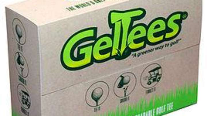 GelTees allow golfers to play with clean minds