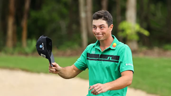 Mayakoba Golf Classic: Viktor Hovland revels in walk-off birdie