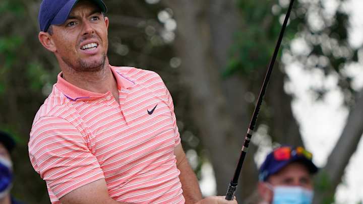 Rory McIlroy cuts short his PGA Tour distance race against Bryson DeChambeau