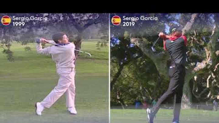 Sergio Garcia Then & Now golf swing Sergio Garcia Then & Now golf swing
