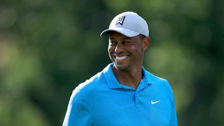 The new Tiger Woods: Rarely seen, cryptically heard