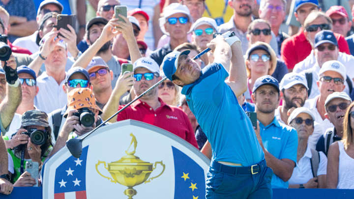 Viktor Hovland Makes Rare Albatross in Ryder Cup Practice Round