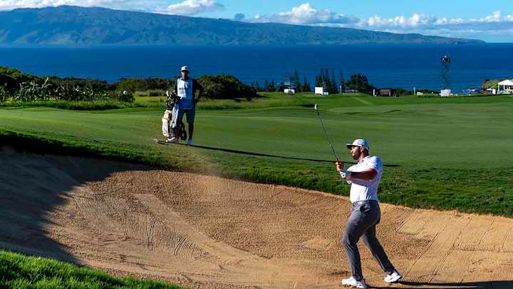 Jon Rahm, Cameron Smith Share Kapalua Lead as Scoring Records Fall