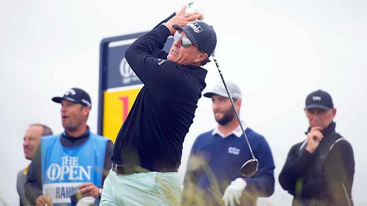 2021 British Open: Phil Mickelson, Bryson DeChambeau, Dustin Johnson, Jon Rahm Star in High-Wattage Practice Round