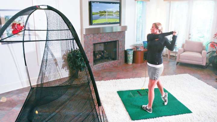 Create an indoor golf range with OptiShot Create an indoor golf range with OptiShot