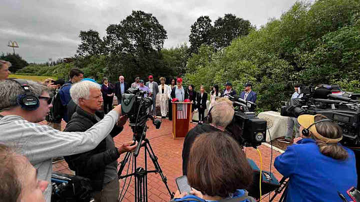'Every Tournament You're Going to Have to Deal With Us:' 9/11 Group Travels to Portland to Protest LIV Golf