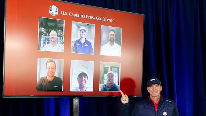 Steve Stricker Picks a Younger, Brawnier American Ryder Cup Team