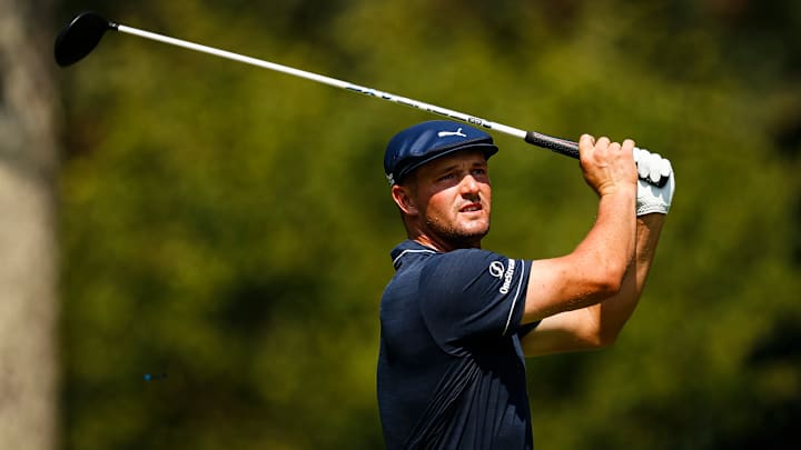 DeChambeau Misses 6-Foot Put For 59, Leads at Caves Valley