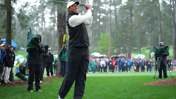 Tiger Woods’s Love for the Masters Propels Him Through Rain and Pain to Get Two More Rounds