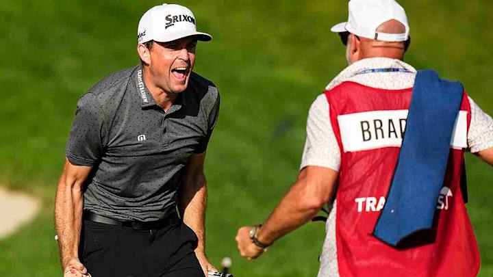 New England's Keegan Bradley Delights Adoring Fans in Winning Travelers
