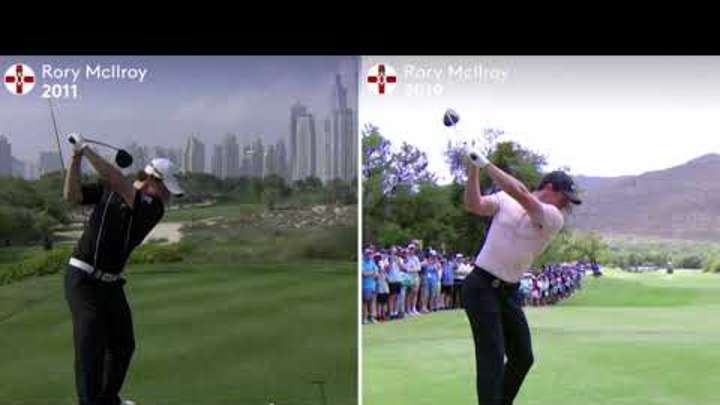 Rory McIlroy Then & Now golf swing