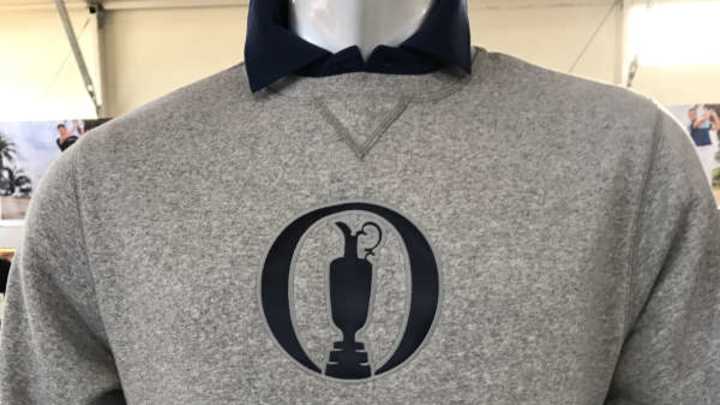 Plenty of British Open gear, all under one tent